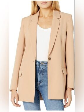 The Drop Women's Praline Single-Button Blazer XXS